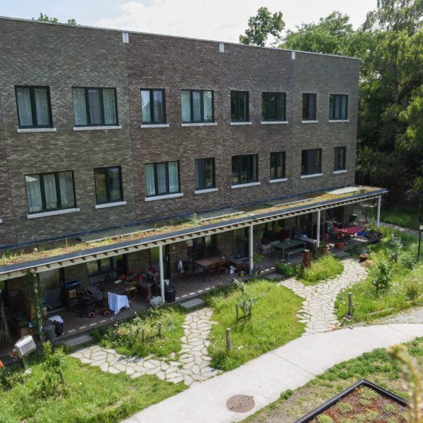 Cohousing Gentbrugge_Buitenaanleg overzicht site 02